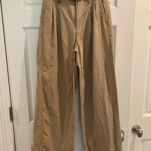 Madewell wide leg pleated front pants